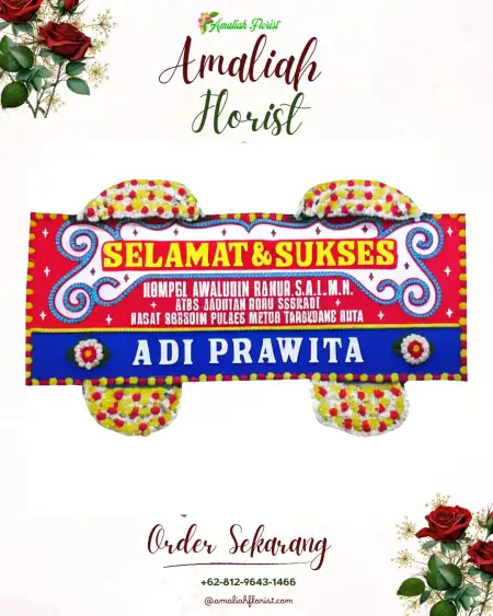 Papan Bunga Ucapan Selamat Sri Katon